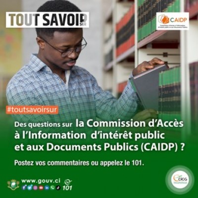 ACCÈS À L’INFORMATION ET AUX DOCUMENTS PUBLICS : LA CAIDP AU CENTRE DE LA CONFÉRENCE DE PRESSE 