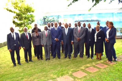 VISITE DU MINISTRE COMMUNICATION, DES MEDIAS ET DE LA FRANCOPHONIE, PORTE-PAROLE DU GOUVERNEMENT, M. AMADOU COULIBALY A LA CAIDP